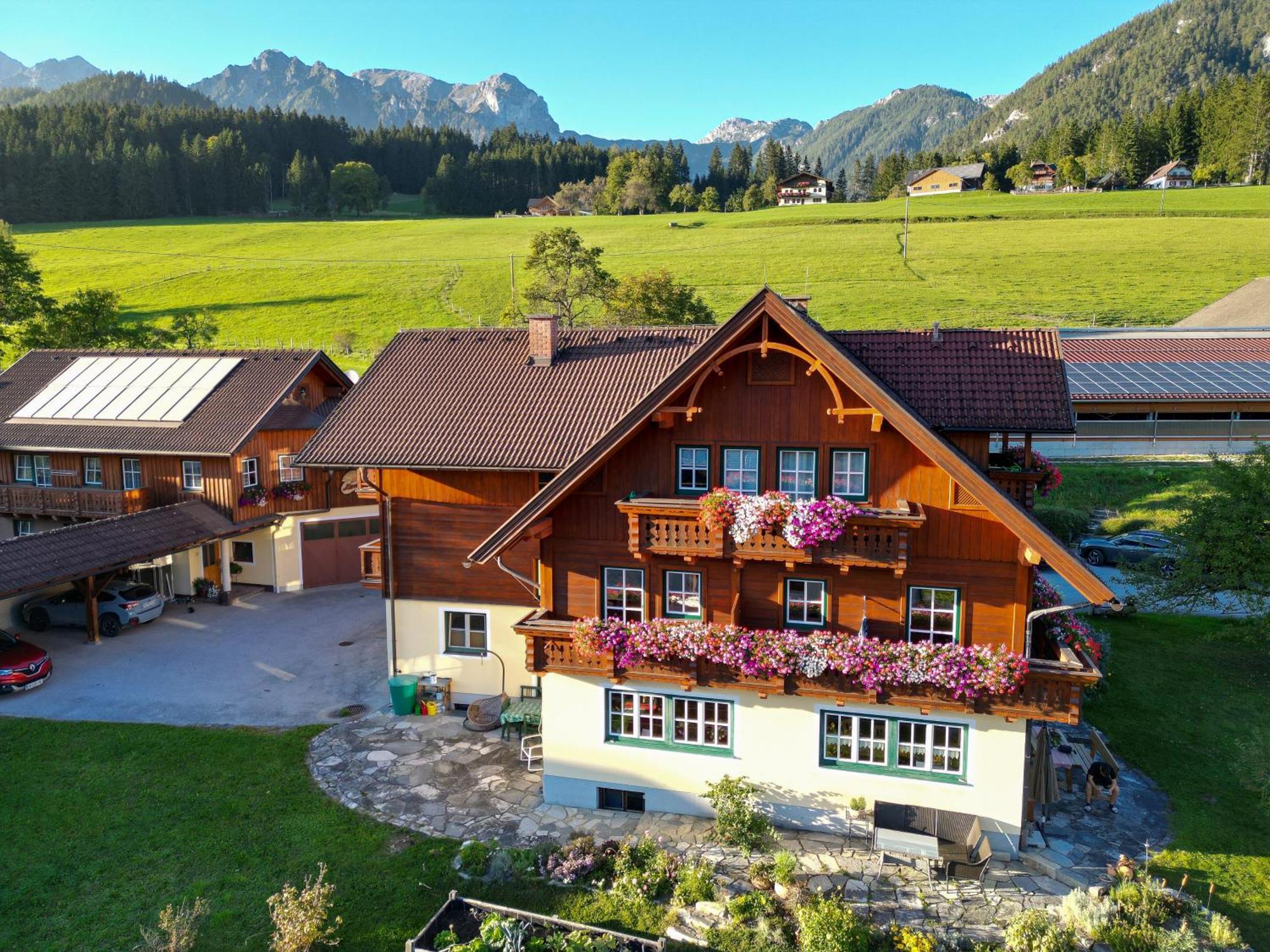 Linarhof Apartment Urlaub Am Bio Bauernhof Haus im Ennstal Kültér fotó